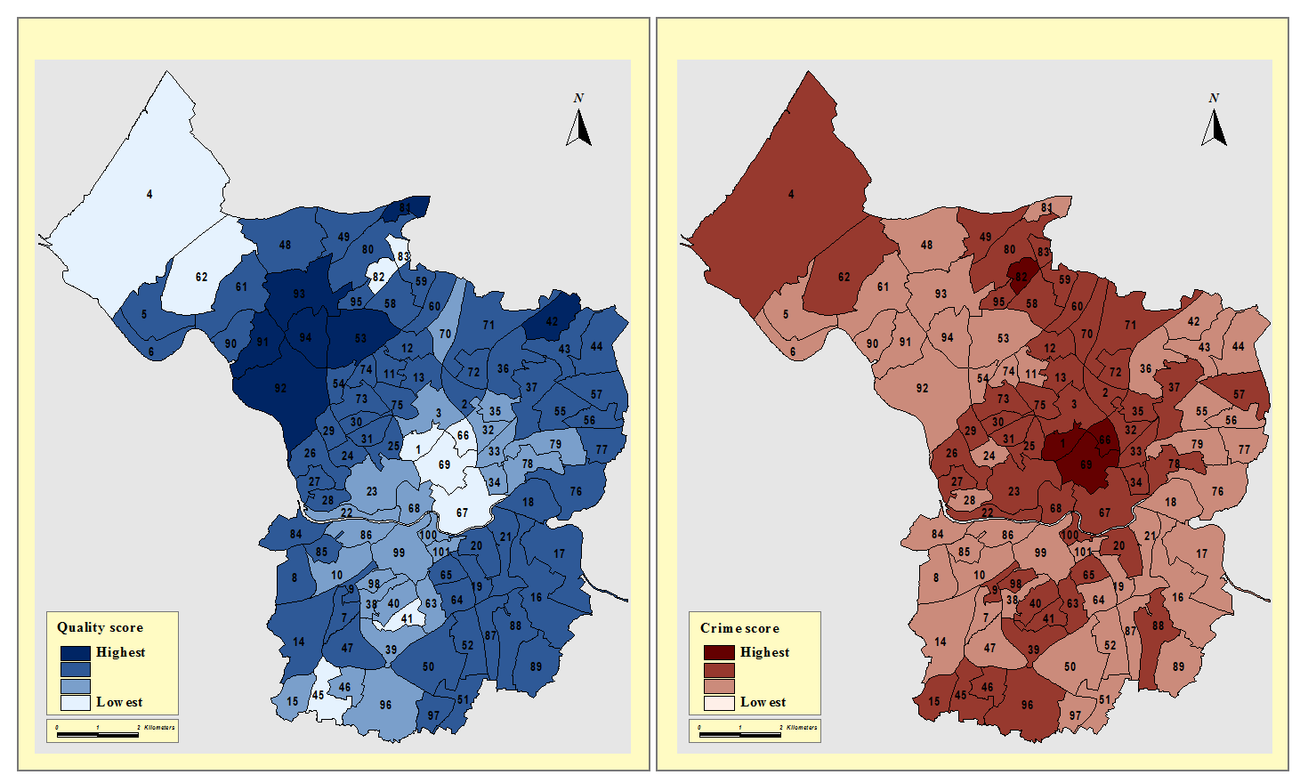 Study area and data distribution