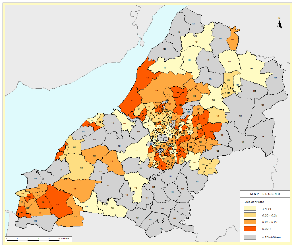 Neighbourhood deprivation mapping
