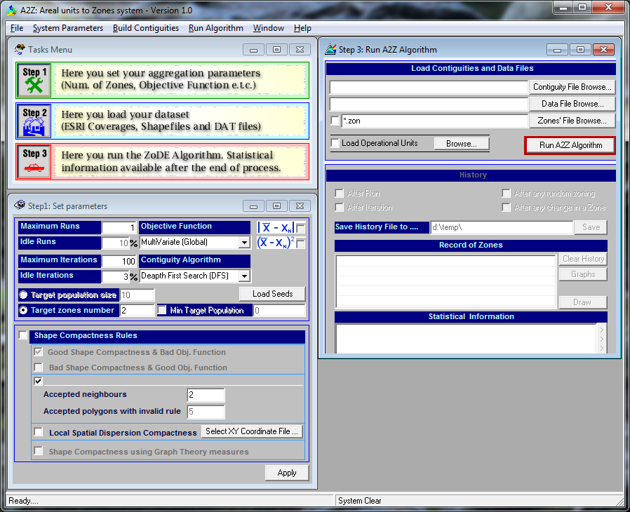 Zone design algorithm — spatial aggregation
