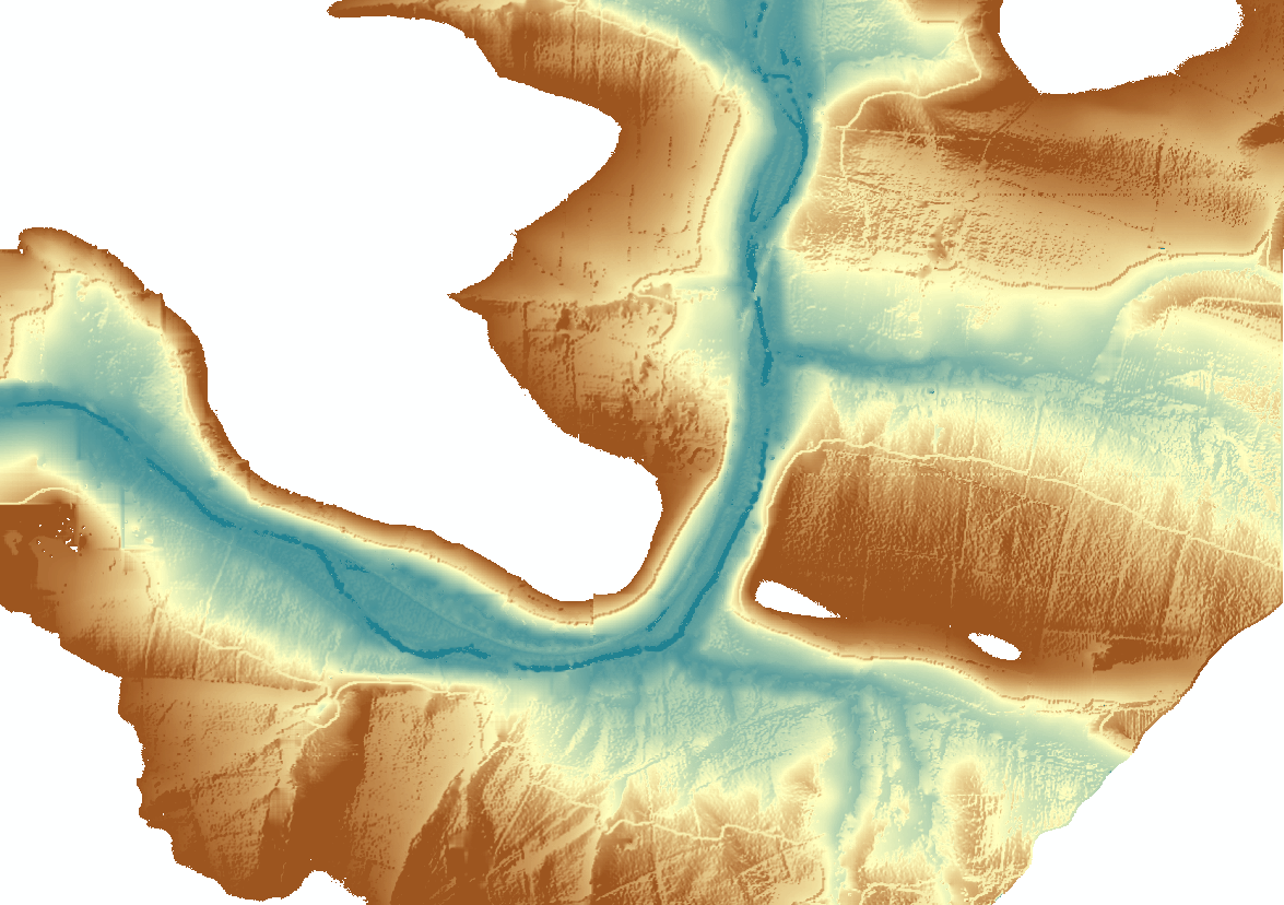 2D terrain model - Sample