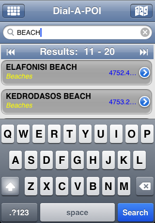 Category browsing interface