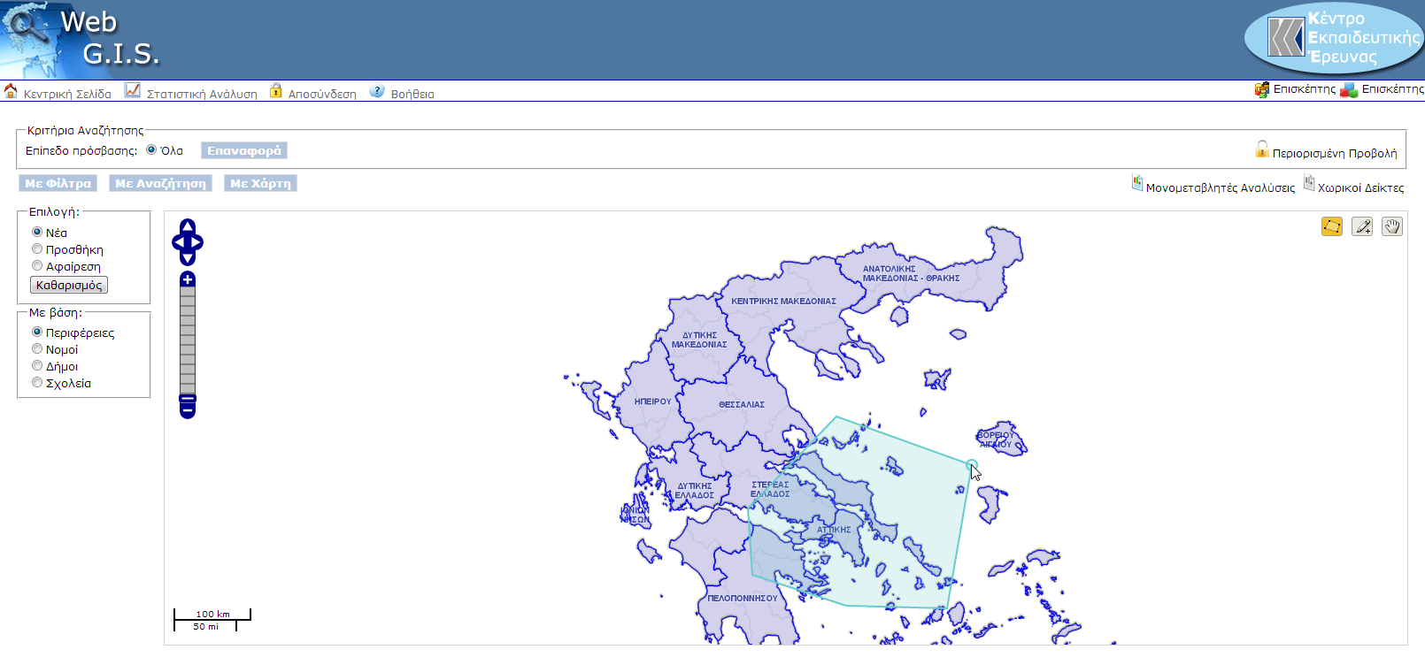 Map export and print functionality