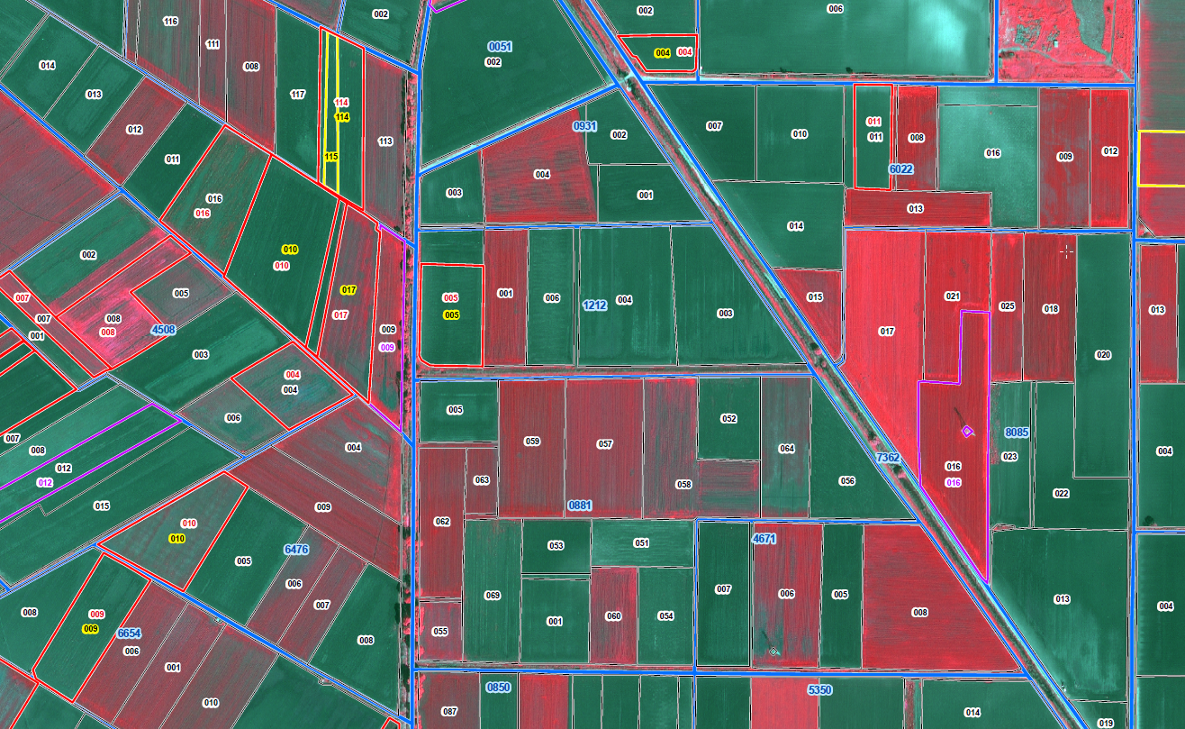Land cover categories detail