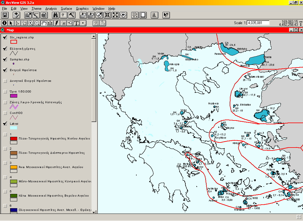 Remote sensing and ortho-photo analysis
